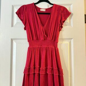 Altar'd State mini red dress